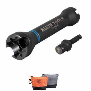 Klein Tools NRHD 5-in-1 Impact Socket with Free Stand up Zipper Bags